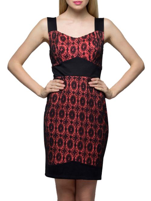 red embroidered dress - 12937214 - Very Small Image - 1