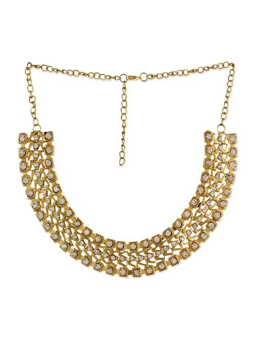 gold crystal long necklace - 12951068 - Very Small Image - 1