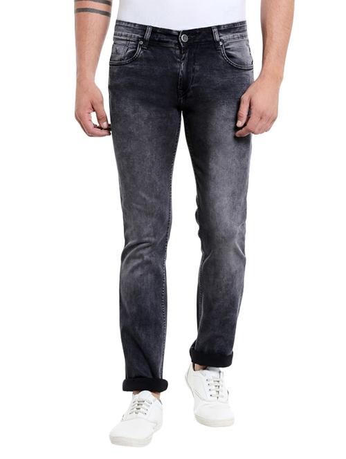 Grey Blue Cotton Slim Jean - 12970383 - Very Small Image - 1