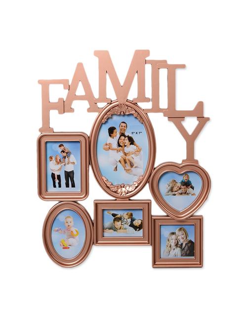 brown acrylic and glass photo frame for 6 photos - 1298885 - Very Small Image - 1