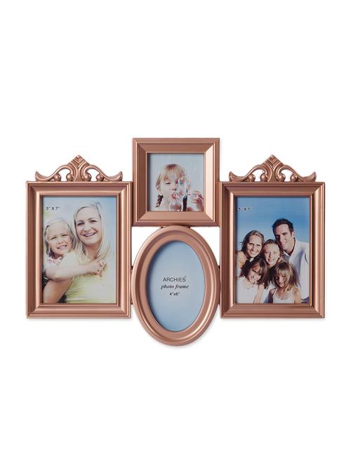 brown acrylic and glass photo frame for 4 photos - 1298977 - Very Small Image - 1