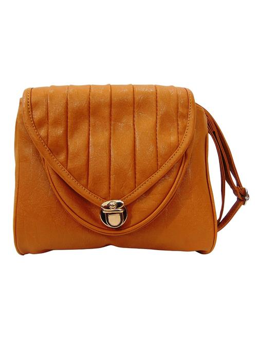 brown leatherette sling bag - 13022353 - Very Small Image - 1