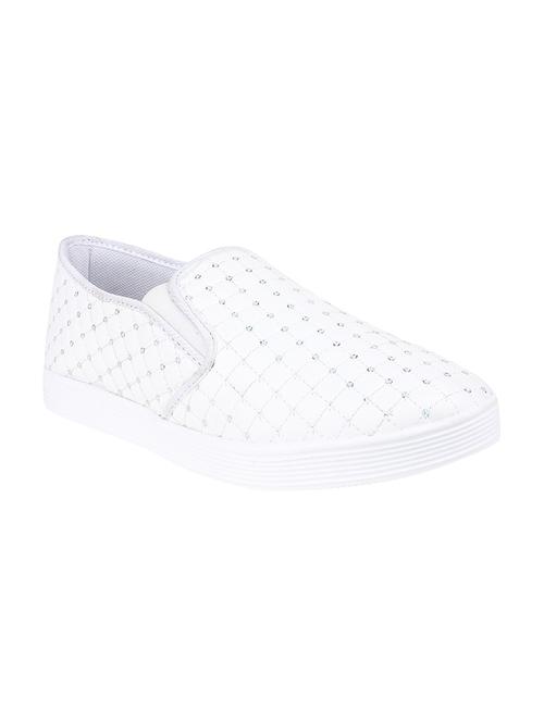white plimsolls casual shoe - 13025493 - Very Small Image - 1