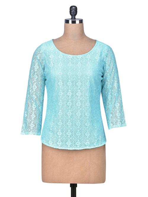 Blue Lace Top - 1302724 - Very Small Image - 1