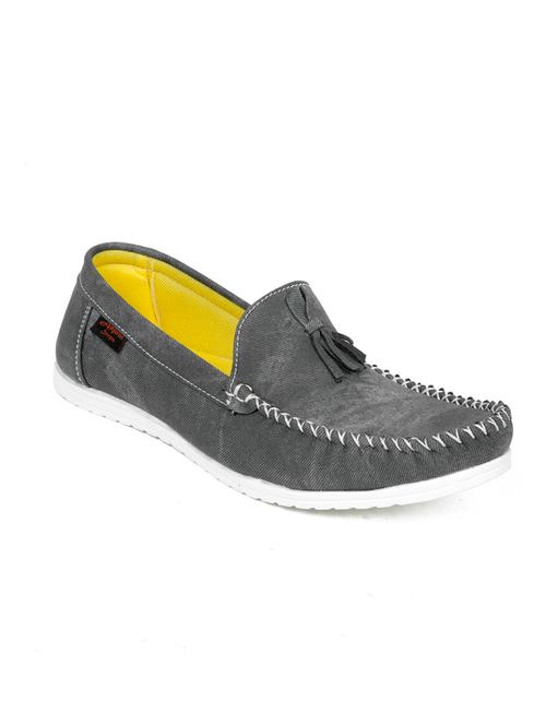 grey denim slip on loafers - 13052591 - Very Small Image - 1