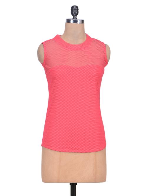 pink net plain top - 1306649 - Very Small Image - 1