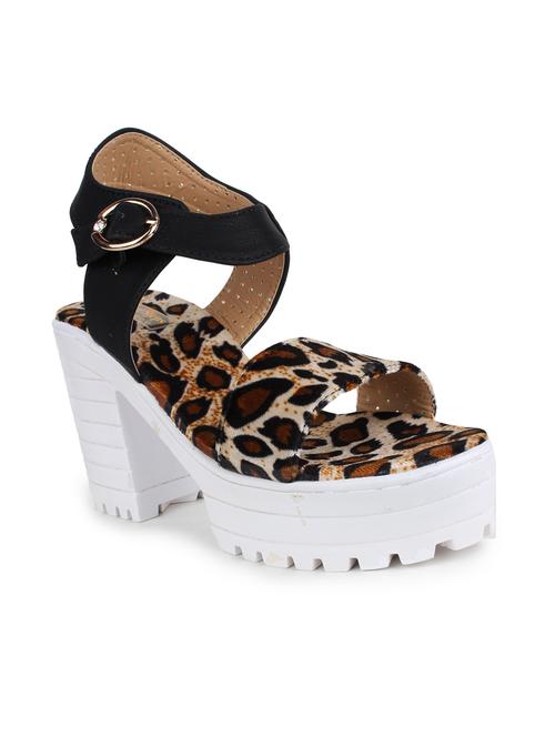 black ankle  strap sandal - 13073792 - Very Small Image - 1