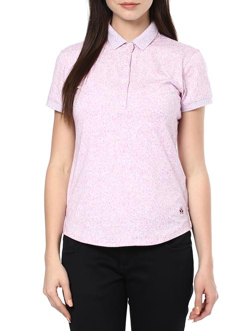 pink polyester regular tshirt - 13089076 - Very Small Image - 1