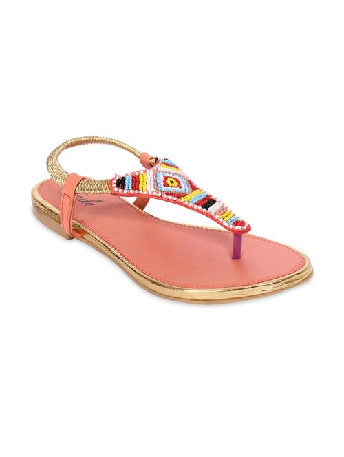 multicolored faux leather sandals - 1318572 - Very Small Image - 1