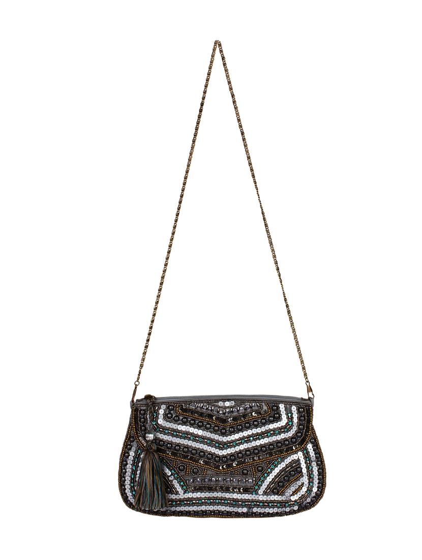 multi colored cotton ethnic clutch - 13216373 - Standard Image - 5