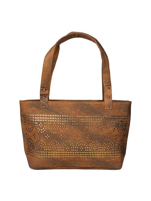 brown leather handbag - 13226392 - Very Small Image - 1