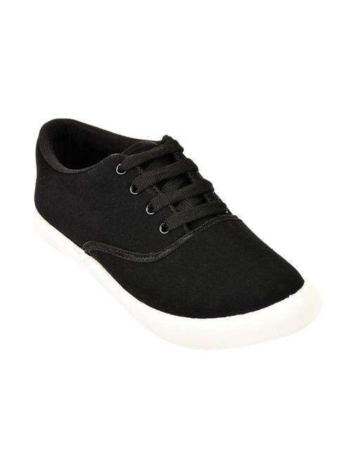 black canvas lace up sneakers - 13247339 - Very Small Image - 1