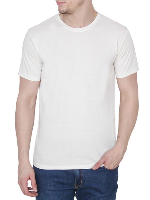 white cotton tshirt - 13254340 - Very Small Image - 1