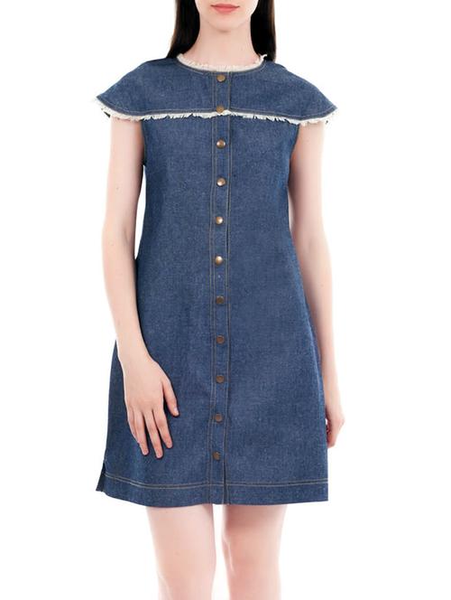 blue denim dress - 13267252 - Very Small Image - 1