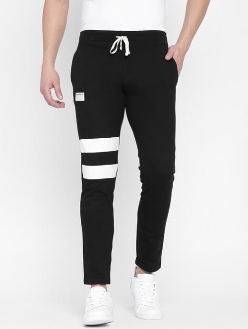black cotton joggers track pant - 13364081 - Very Small Image - 1