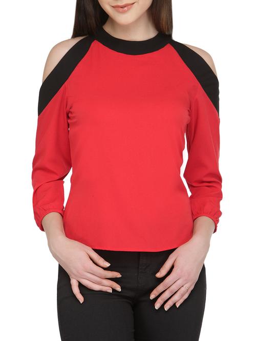 red regular top - 13480855 - Very Small Image - 1