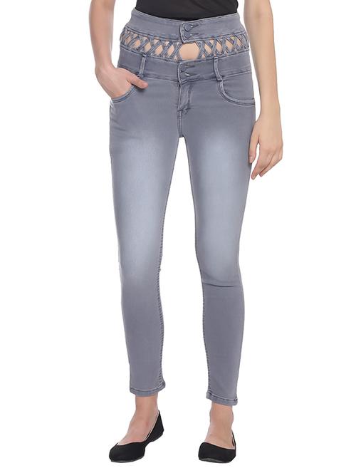 grey denim jeans - 13552900 - Very Small Image - 1