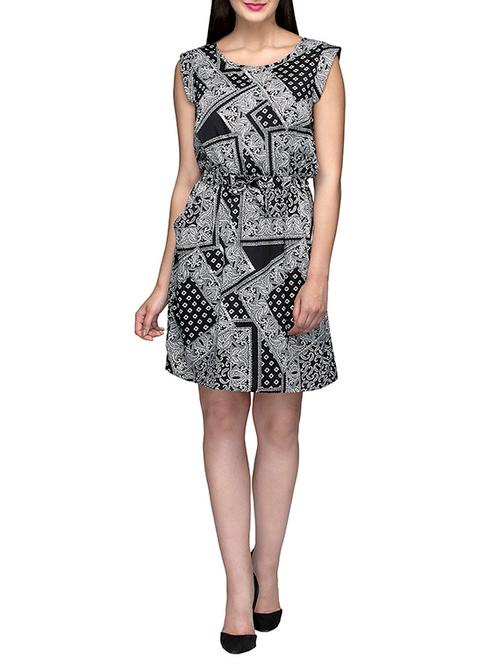 black polyester dress - 13599951 - Very Small Image - 1