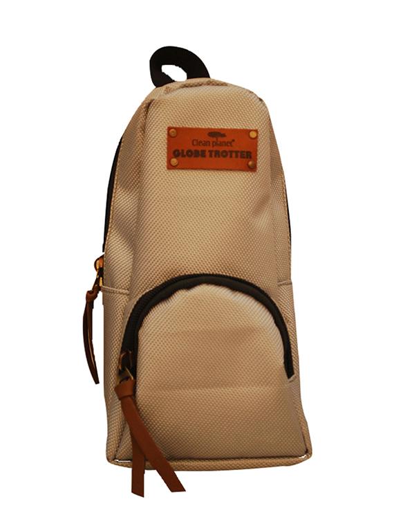 beige polyester backpack - 13650650 -  Zoom Image - 0