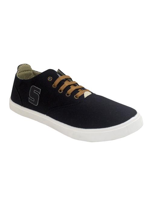 black canvas lace up sneaker - 13651608 - Very Small Image - 1