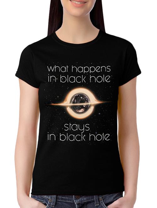 black cotton regular tshirt - 13667053 - Very Small Image - 1