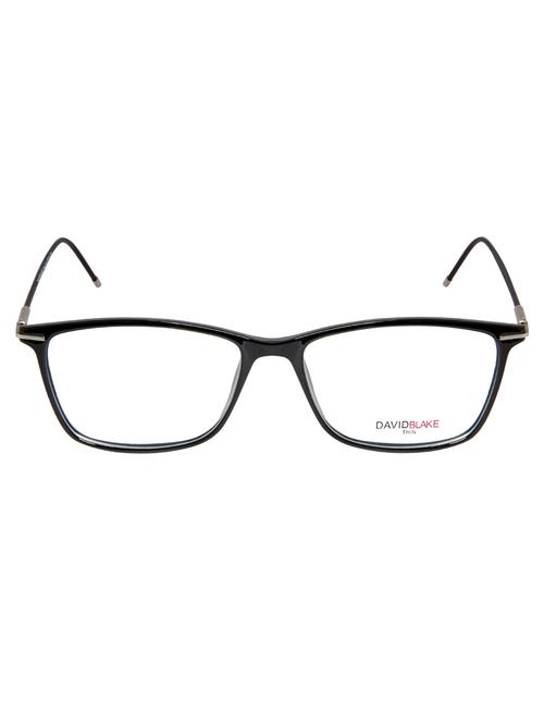 david blake black rectangular full rim eyeframe - 13690185 - Very Small Image - 1