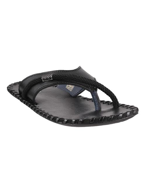 black synthetic & mesh slip on slippers - 13691144 - Very Small Image - 1