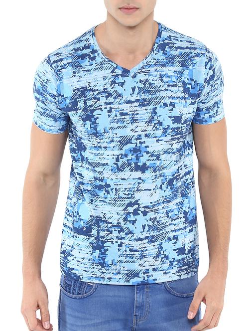 blue cotton tshirt - 13693407 - Very Small Image - 1