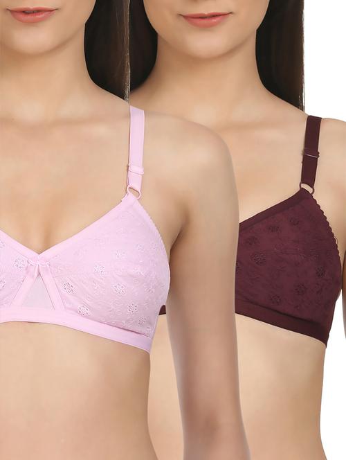 set of 2 bow patch bra  - 13694614 - Very Small Image - 1