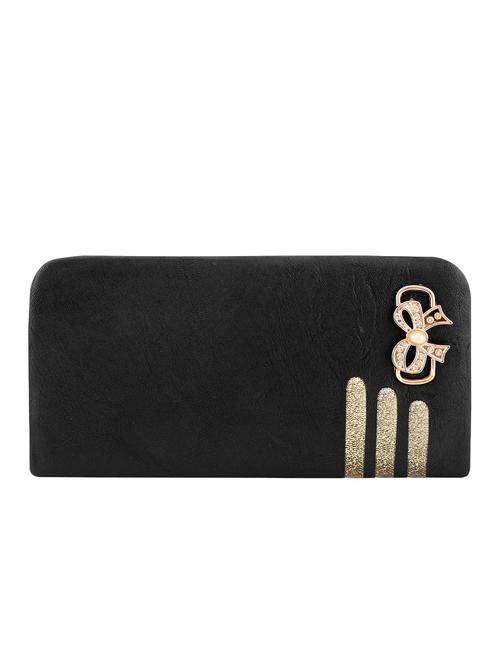 black leatherette regular clutch - 13764069 - Very Small Image - 1