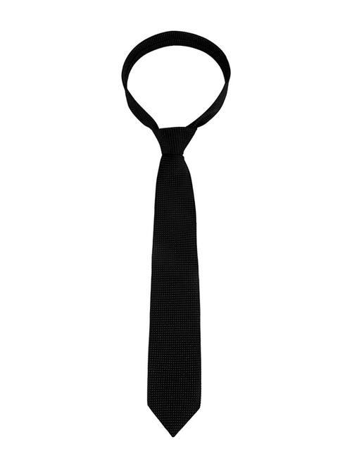 black polyester tie - 13774633 - Very Small Image - 1