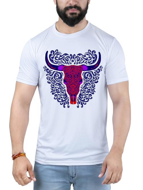 white polyester t-shirt - 13787604 - Very Small Image - 1