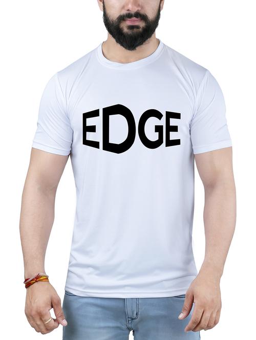 white polyester t-shirt - 13787629 - Very Small Image - 1