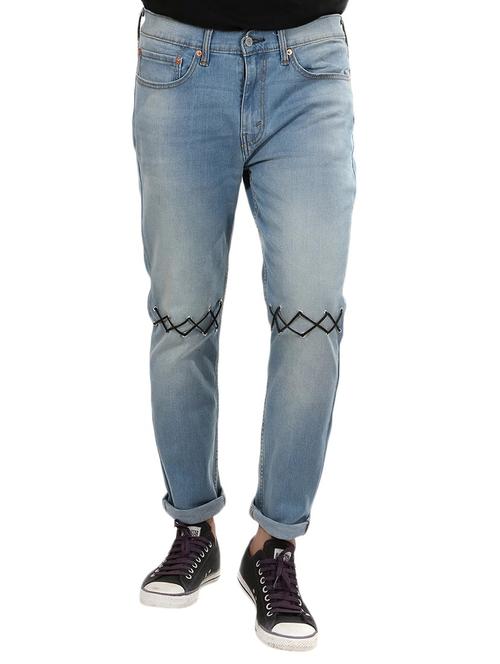 blue denim washed jeans - 13810246 - Very Small Image - 1