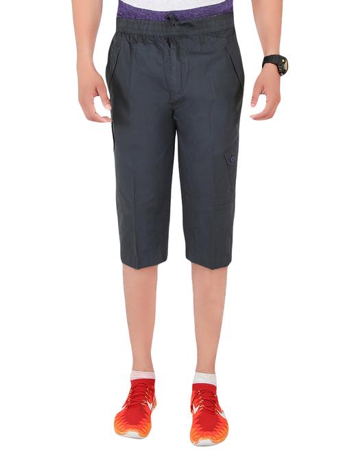 Blue Cotton Three Fourths - 13824397 - Very Small Image - 1