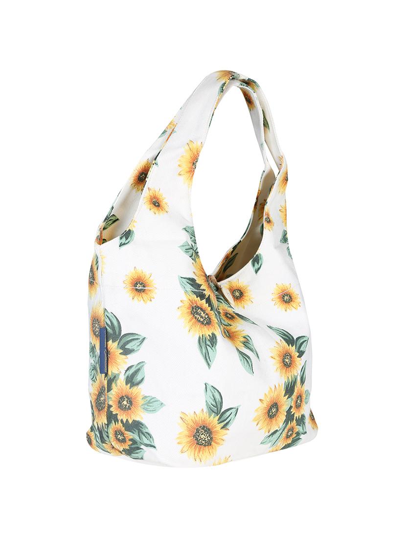 white canvas printed shopping bag - 13827837 - Standard Image - 3
