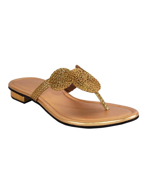 gold toe separator sandal - 13836965 - Very Small Image - 1