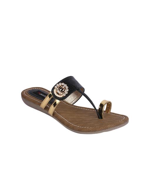black one toe sandal - 13837152 - Very Small Image - 1