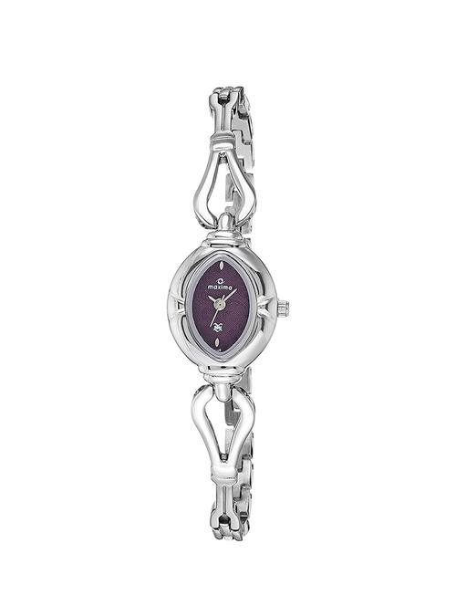 maxima purple dial analog watch for women - 10120bmli - 13846939 - Very Small Image - 1