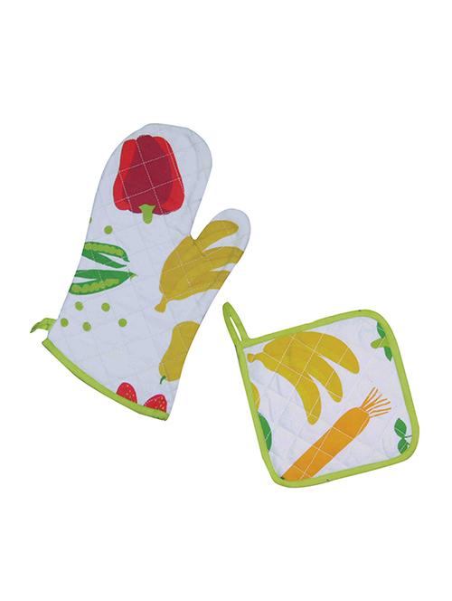 ambbi collection digitally printed mitton and pot holder - 13847780 - Standard Image - 0