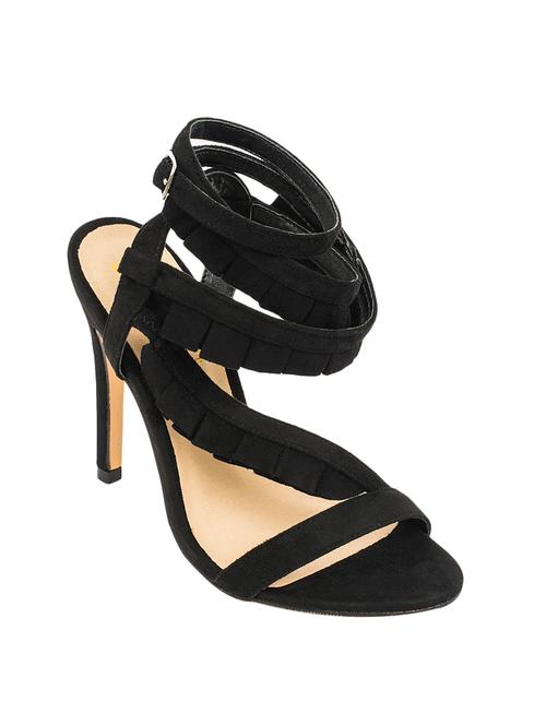 black ankle  strap sandal - 13849017 - Very Small Image - 1