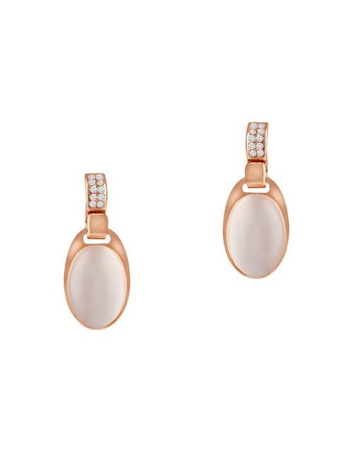 white metal drop earring - 13854916 - Very Small Image - 1
