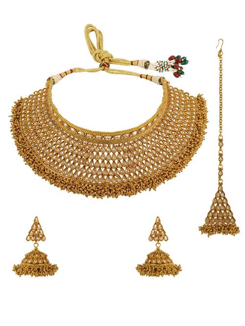 gold metal  necklace - 13870079 - Very Small Image - 1