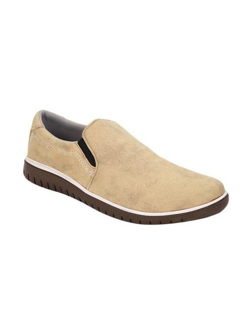 beige suede casual slipon - 13872752 - Very Small Image - 1