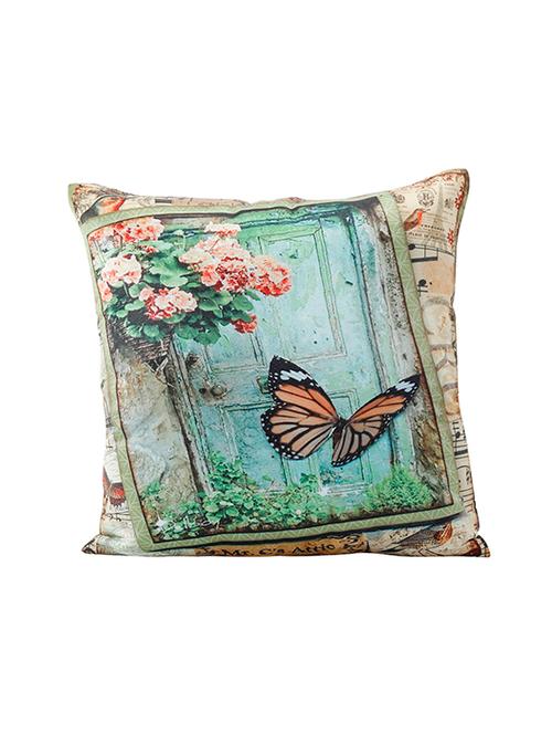 rasberrie tafetta cushion cover - 13876398 - Very Small Image - 1