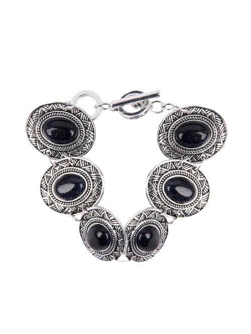 Diva Walk black metal bracelet - 13878260 - Very Small Image - 1