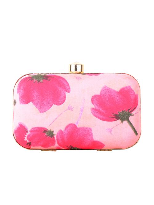 pink  cotton box clutch - 13902112 - Very Small Image - 1