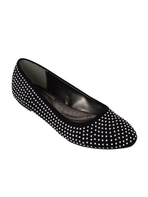 black leatherette slip on ballerina - 13904532 - Very Small Image - 1