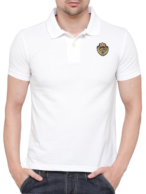 White Cotton T-shirt - 13936048 - Very Small Image - 1