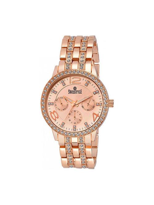 swisstyle round dial ladies anolog watch - 13946765 -  Standard Image - 0